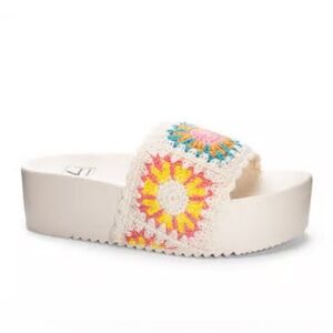 WORBLE CROCHET SLIDE sandals size 10